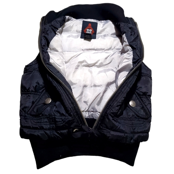 Sleeveless Black Puffer Vest BB Dakota Vintage Hot Topic Size L NWOT Nev… - Picture 3 of 12